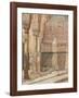 Basking - a corner in the Alhambra-Tom Roberts-Framed Premium Giclee Print