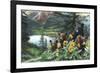 Basking in the Balsams-Kevin Daniel-Framed Giclee Print