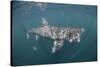 Basking Shark (Cetorhinus Maximus) Off the Island of Mull, Scotland, June-Sá-Stretched Canvas