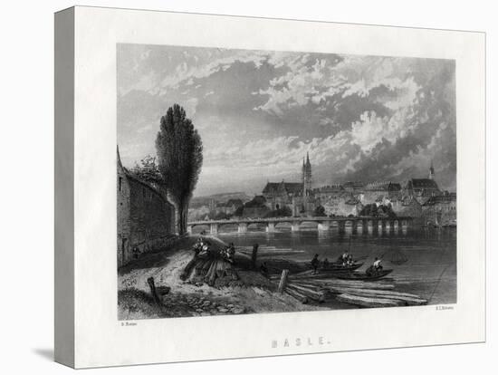 Basle, Switzerland, 1883-EL Roberts-Stretched Canvas
