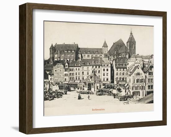 Basle - Switzerland - Barfusserplatz-null-Framed Photographic Print