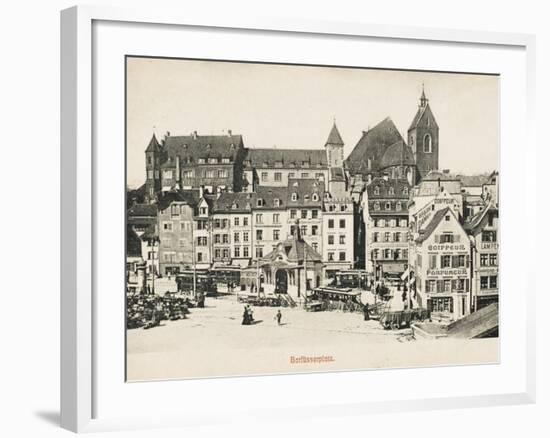 Basle - Switzerland - Barfusserplatz-null-Framed Photographic Print