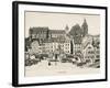 Basle - Switzerland - Barfusserplatz-null-Framed Photographic Print