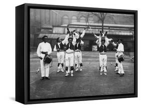 Basque Dancing Men-null-Framed Stretched Canvas