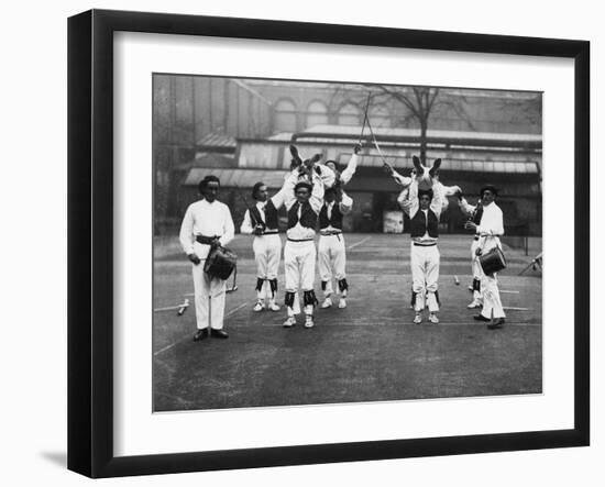 Basque Dancing Men-null-Framed Photographic Print