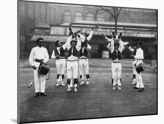 Basque Dancing Men-null-Mounted Photographic Print