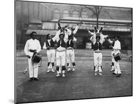 Basque Dancing Men-null-Mounted Photographic Print