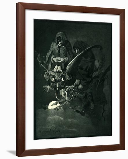 Basque legends- Akelarre-Harold Copping-Framed Giclee Print