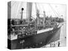 Basque Refugee Children from Bilbao Crowd the Deck of the Barcelona Liner Habana-null-Stretched Canvas