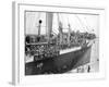 Basque Refugee Children from Bilbao Crowd the Deck of the Barcelona Liner Habana-null-Framed Photographic Print