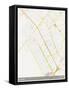 Basrah, Iraq Map-null-Framed Stretched Canvas