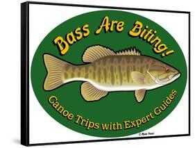 Bass are Biting-Mark Frost-Framed Stretched Canvas