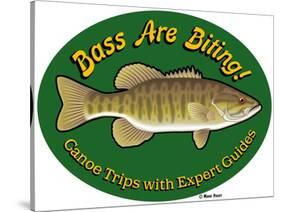 Bass are Biting-Mark Frost-Stretched Canvas