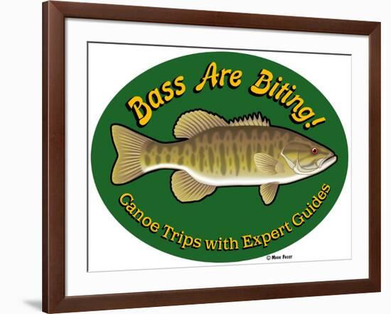 Bass are Biting-Mark Frost-Framed Giclee Print