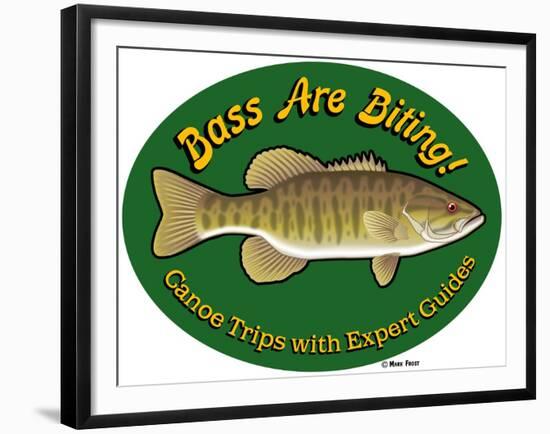 Bass are Biting-Mark Frost-Framed Giclee Print