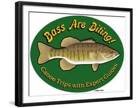 Bass are Biting-Mark Frost-Framed Giclee Print