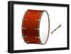 Bass Drum and Beater, Percussion, Musical Instrument-Encyclopaedia Britannica-Framed Poster