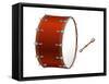 Bass Drum and Beater, Percussion, Musical Instrument-Encyclopaedia Britannica-Framed Stretched Canvas