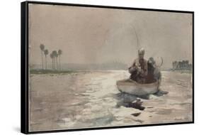 Bass Fishing - Florida, 1890-Winslow Homer-Framed Stretched Canvas