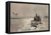 Bass Fishing - Florida, 1890-Winslow Homer-Framed Stretched Canvas