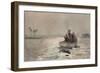 Bass Fishing - Florida, 1890-Winslow Homer-Framed Giclee Print