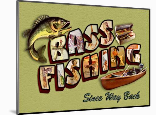 Bass Fishing-Kate Ward Thacker-Mounted Giclee Print