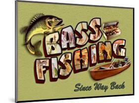 Bass Fishing-Kate Ward Thacker-Mounted Giclee Print