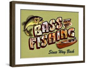 Bass Fishing-Kate Ward Thacker-Framed Giclee Print