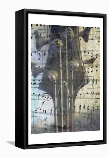 Bass Guitar-Sheldon Lewis-Framed Stretched Canvas