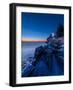 Bass Harbor Blues - Vertical-Michael Blanchette Photography-Framed Photographic Print