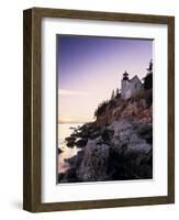 Bass Harbor Head Lighthouse, Acadia Nat. Park, Maine, USA-Walter Bibikow-Framed Photographic Print