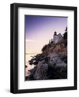 Bass Harbor Head Lighthouse, Acadia Nat. Park, Maine, USA-Walter Bibikow-Framed Photographic Print