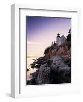 Bass Harbor Head Lighthouse, Acadia Nat. Park, Maine, USA-Walter Bibikow-Framed Photographic Print