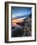 Bass Harbor Head Lighthouse at Sunset, Maine-George Oze-Framed Photographic Print