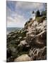 Bass Harbor Head Lighthouse & Foothill-Monte Nagler-Mounted Photographic Print