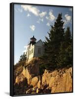 Bass Harbor Head Lighthouse in Late Afternoon, Bass Harbor, Mount Desert Island, Maine, USA-Michel Hersen-Framed Photographic Print