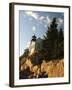 Bass Harbor Head Lighthouse in Late Afternoon, Bass Harbor, Mount Desert Island, Maine, USA-Michel Hersen-Framed Photographic Print