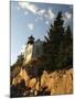 Bass Harbor Head Lighthouse in Late Afternoon, Bass Harbor, Mount Desert Island, Maine, USA-Michel Hersen-Mounted Photographic Print