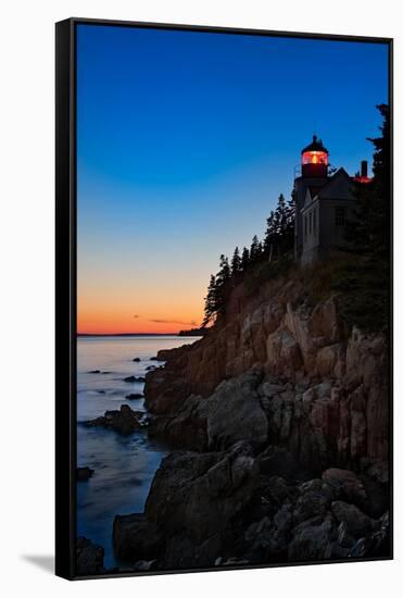 Bass Harbor Lighthouse Maine-Steve Gadomski-Framed Stretched Canvas