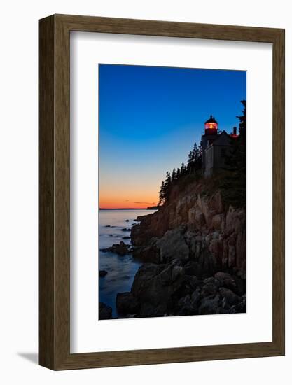 Bass Harbor Lighthouse Maine-Steve Gadomski-Framed Photographic Print