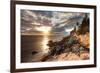 Bass Harbor Lighthouse-Michael Hudson-Framed Art Print