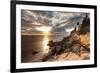 Bass Harbor Lighthouse-Michael Hudson-Framed Art Print