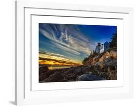 Bass Harbor Lighthouse-Robert Lott-Framed Giclee Print