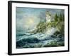 Bass Harbor Lighthouse-Nicky Boehme-Framed Giclee Print