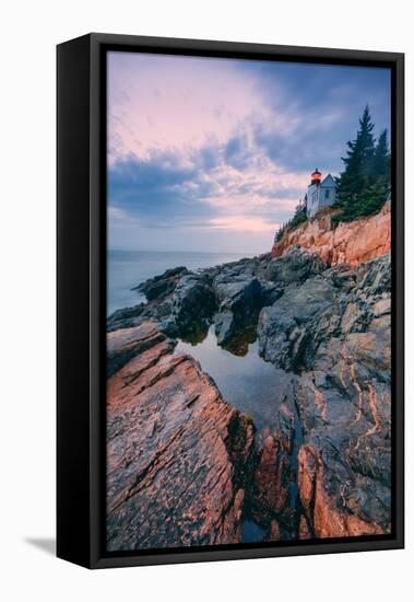 Bass Harbor Mood, Acadia National Park, Maine-Vincent James-Framed Stretched Canvas