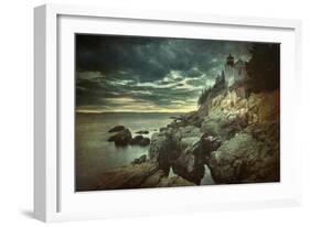 Bass Harbor Mood-Vincent James-Framed Photographic Print