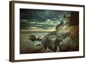 Bass Harbor Mood-Vincent James-Framed Photographic Print