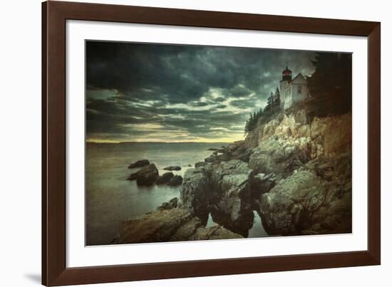 Bass Harbor Mood-Vincent James-Framed Photographic Print