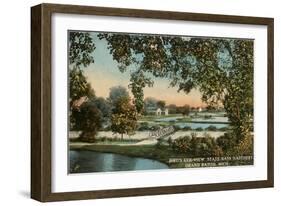 Bass Hatchery, Grand Rapids, Michigan-null-Framed Art Print