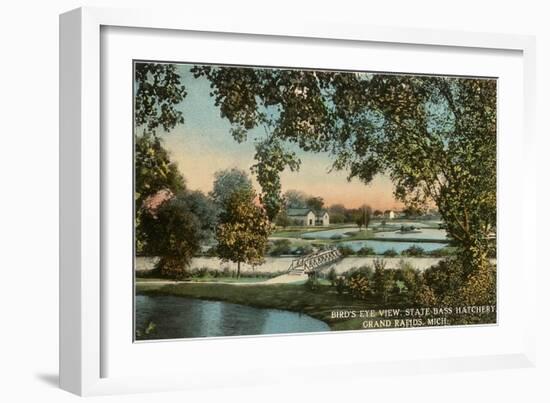 Bass Hatchery, Grand Rapids, Michigan-null-Framed Art Print